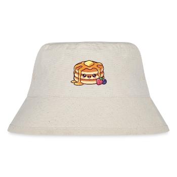 Kawaii Syrup Pancake with Berry - Stanley/Stella Recycled Bucket Hat - natural - Front
