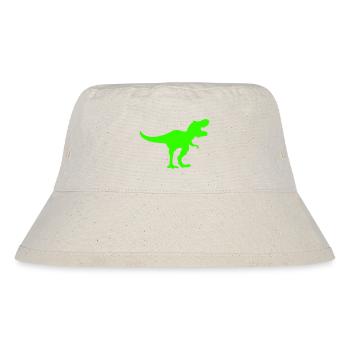 Silhouette de Dino Rex Vert - Bob recyclé Stanley/Stella - blanc naturel - Devant