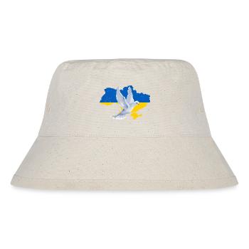 Map Ukrain - Stanley/Stella Recycled Bucket Hat - natural - Front