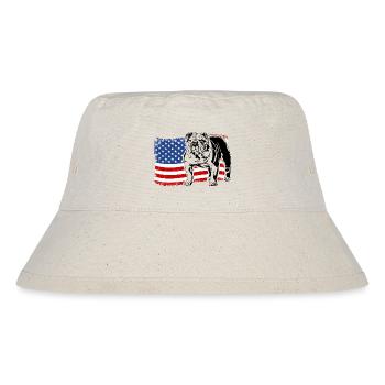 Bouledogue anglais Amérique Flag Dogs Wilsigns - Bob recyclé Stanley/Stella - blanc naturel - Devant
