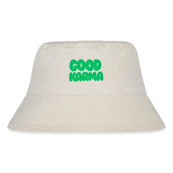 Good Karma Green - Stanley/Stella recycelter Bucket Hat - Naturweiß - Vorne