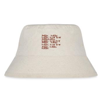 Teenager-Geist - Stanley/Stella recycelter Bucket Hat - Naturweiß - Vorne