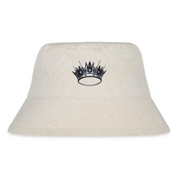 Krone Symbol König und Königin Liebe Art 3 - Stanley/Stella recycelter Bucket Hat - Naturweiß - Vorne