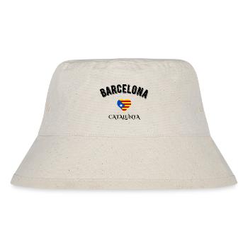 Barcelona Katalonien - Stanley/Stella recycelter Bucket Hat - Naturweiß - Vorne