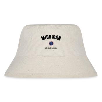 Michigan Universität - Stanley/Stella recycelter Bucket Hat - Naturweiß - Vorne
