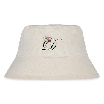 Brief der Blumen - Stanley/Stella recycelter Bucket Hat - Naturweiß - Vorne