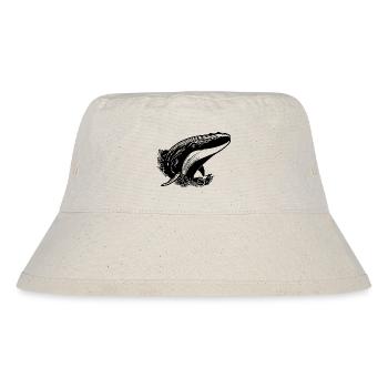 Wal Meer Fische - Stanley/Stella recycelter Bucket Hat - Naturweiß - Vorne
