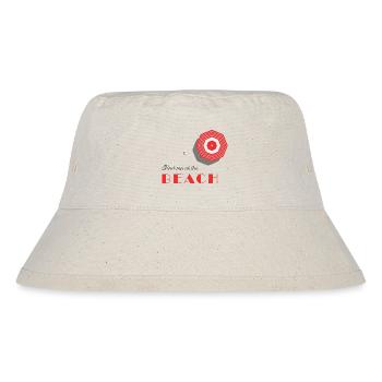 OFF TO THE BEACH - Stanley/Stella Recycled Bucket Hat - natural - Front