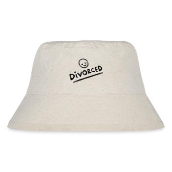 Geschieden - Stanley/Stella recycelter Bucket Hat - Naturweiß - Vorne