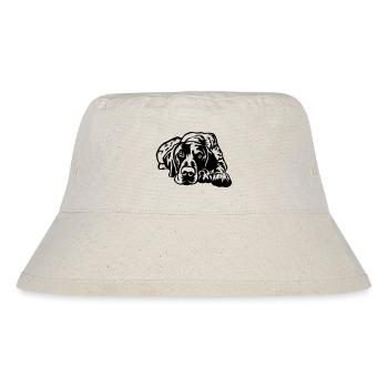 German Shorthaired Pointer - Stanley/Stella Recycled Bucket Hat - natural - Front