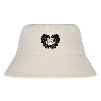Sign Zodiac sign image Gemini - Stanley/Stella Recycled Bucket Hat - natural - Front