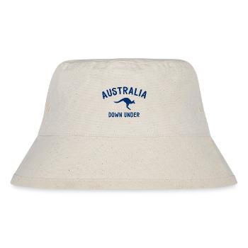 Australia - Down Under - Australia - Kangaroo - Stanley/Stella Recycled Bucket Hat - natural - Front