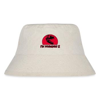 Tyrannosaurus Rex Hunger - Stanley/Stella recycelter Bucket Hat - Naturweiß - Vorne