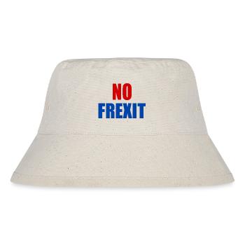 Kein Frexit - Stanley/Stella recycelter Bucket Hat - Naturweiß - Vorne