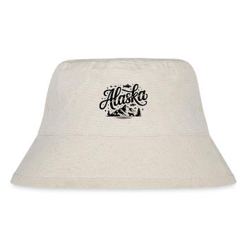 Alaska - Souvenir USA State Design - Stanley/Stella recycelter Bucket Hat - Naturweiß - Vorne