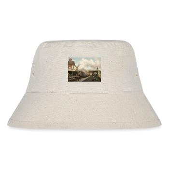 Dampf-Ära Kingscote - Stanley/Stella recycelter Bucket Hat - Naturweiß - Vorne
