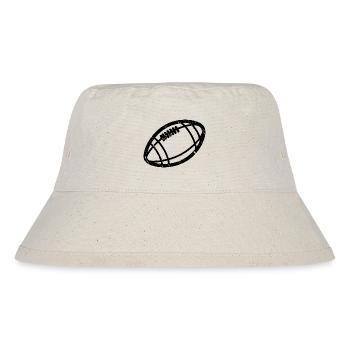 American Football Vintage Football - Stanley/Stella recycelter Bucket Hat - Naturweiß - Vorne