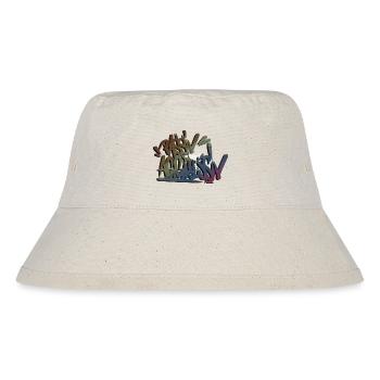 PASSIV AGGRESSIV Graffiti Schriftzug - Stanley/Stella recycelter Bucket Hat - Naturweiß - Vorne