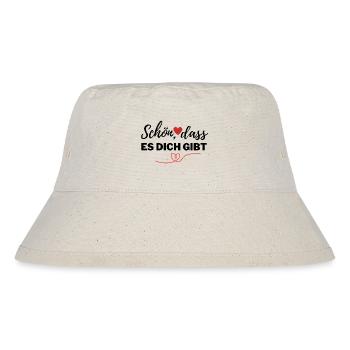 Schön, dass es dich gibt - Stanley/Stella recycelter Bucket Hat - Naturweiß - Vorne