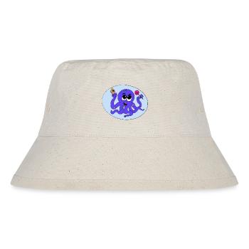 Süßer Oktopus – niedliches Meeresmotiv - Stanley/Stella recycelter Bucket Hat - Naturweiß - Vorne