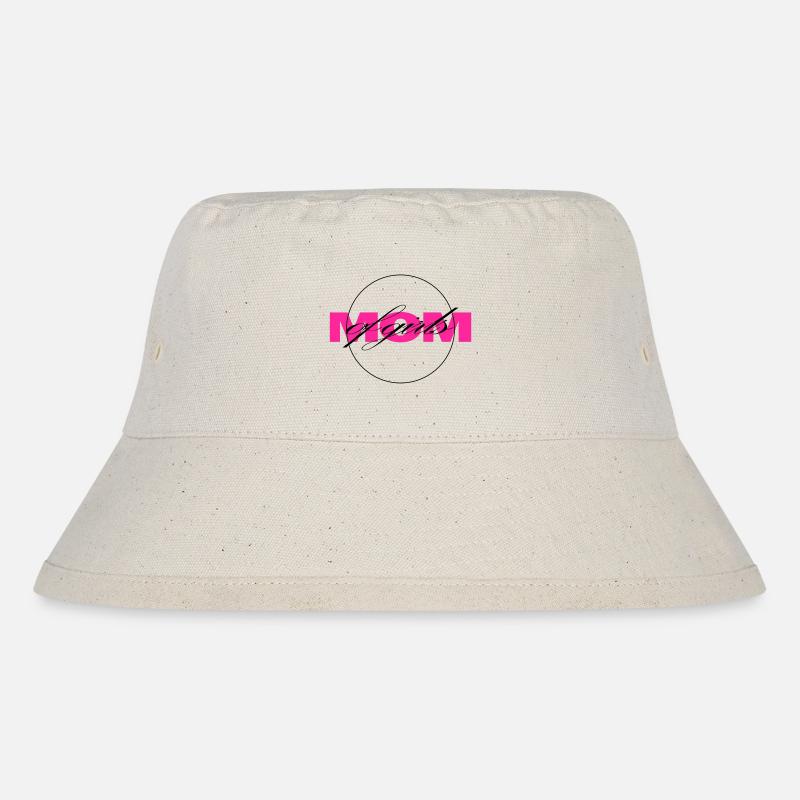 Modern Neon Letters with Script Overlay - Stanley/Stella Recycled Bucket Hat - natural