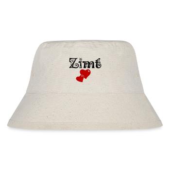 Zimt & Zucker Partnerlook Liebe Valentinstag Herz - Stanley/Stella recycelter Bucket Hat - Naturweiß - Vorne