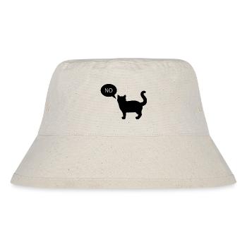 Cat says no - Stanley/Stella Recycled Bucket Hat - natural - Front