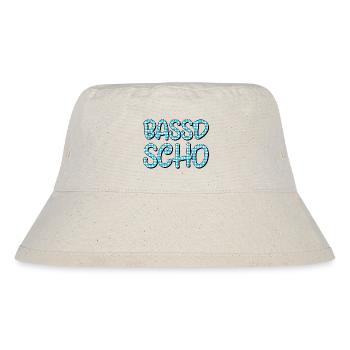 Bassd scho - Stanley/Stella recycelter Bucket Hat - Naturweiß - Vorne