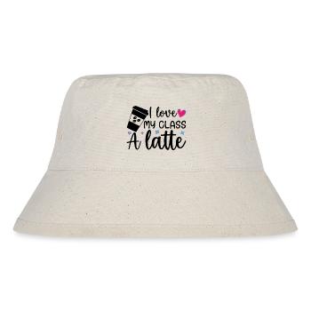 Teachers Valentine Day - I Love My Class A Latte - Bob recyclé Stanley/Stella - blanc naturel - Devant