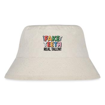 Dentallaborant Bridge Craft - Stanley/Stella recycelter Bucket Hat - Naturweiß - Vorne
