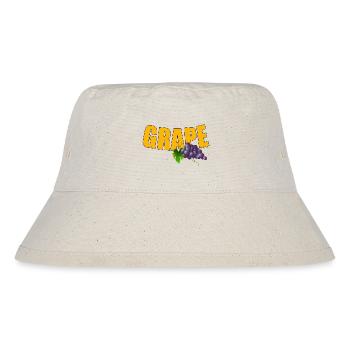 GRAPE - Stanley/Stella Recycled Bucket Hat - natural - Front