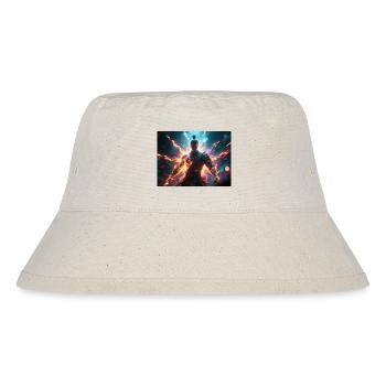 Flammensturm Krieger - Stanley/Stella recycelter Bucket Hat - Naturweiß - Vorne