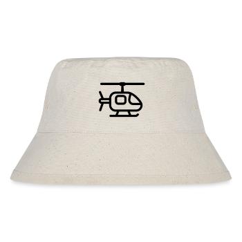 Hubschrauber - Stanley/Stella recycelter Bucket Hat - Naturweiß - Vorne