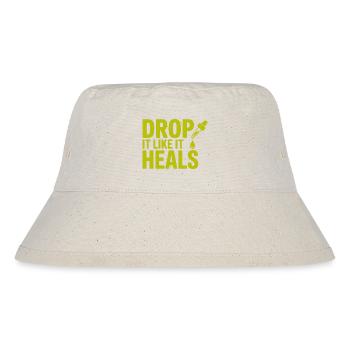 Zertifizierte klinische Potentisierungsexpertenausrüstung - Stanley/Stella recycelter Bucket Hat - Naturweiß - Vorne