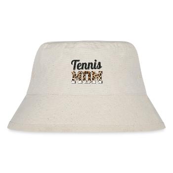 Tennis Mama Shirt Leopard Ball - Stanley/Stella recycelter Bucket Hat - Naturweiß - Vorne