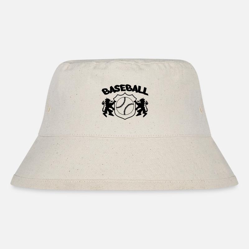 Baseball Logo - Stanley/Stella recycelter Bucket Hat - Naturweiß