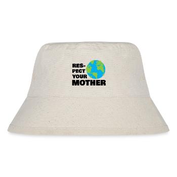 Respectez votre planète mère Globe : Art de conscience écologique - Bob recyclé Stanley/Stella - blanc naturel - Devant