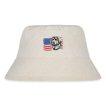 Leonberger America Flag Dogs Wilsigns - Bob recyclé Stanley/Stella - blanc naturel - Devant