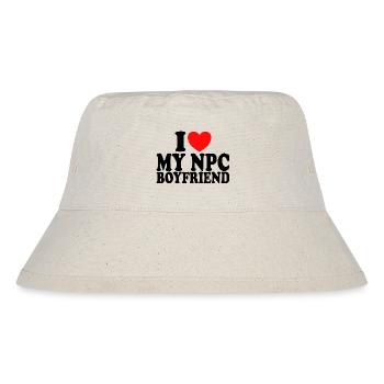 I love my boyfriend NPC humor I love my boyfriend - Stanley/Stella Recycled Bucket Hat - natural - Front