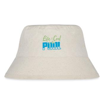 Schwimmer Witz - Stanley/Stella recycelter Bucket Hat - Naturweiß - Vorne