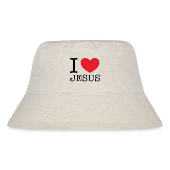 Jésus-Christ de Nazareth Foi J’aime Jésus - Bob recyclé Stanley/Stella - blanc naturel - Devant