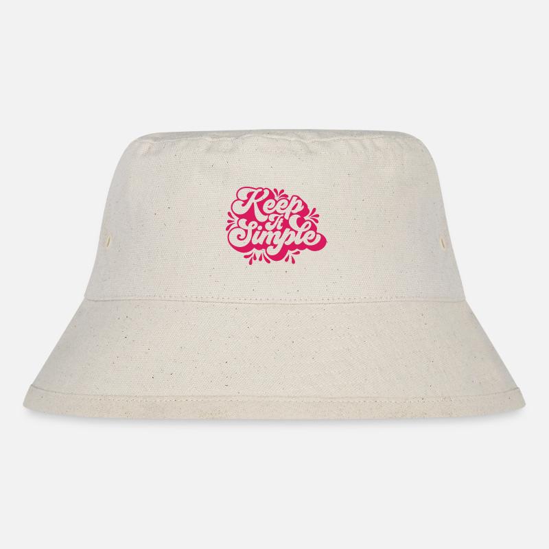 Keep it simple - Stanley/Stella Recycled Bucket Hat - natural