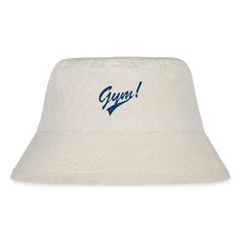 Vintage-Fitnessstudio - Stanley/Stella recycelter Bucket Hat - Naturweiß - Vorne