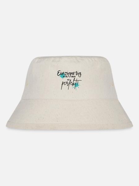 einzigartig - Stanley/Stella recycelter Bucket Hat - Naturweiß