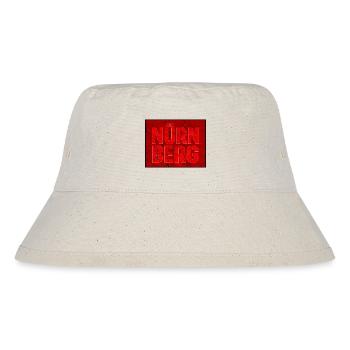 Nuremberg Contours Red - Stanley/Stella Recycled Bucket Hat - natural - Front