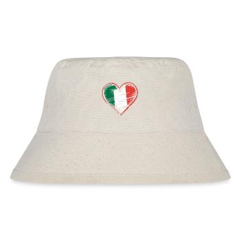 Cœur Italie Cœur Italien - Bob recyclé Stanley/Stella - blanc naturel - Devant