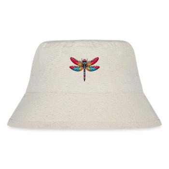 Libelle - Stanley/Stella recycelter Bucket Hat - Naturweiß - Vorne