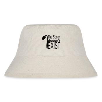 Der Löffel existiert nicht - Stanley/Stella recycelter Bucket Hat - Naturweiß - Vorne