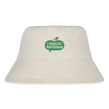 Registered Dietitian Nutrition Communication - Stanley/Stella Recycled Bucket Hat - natural - Front