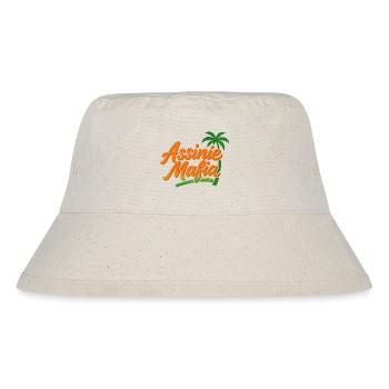 Assinie-Mafia - Stanley/Stella recycelter Bucket Hat - Naturweiß - Vorne